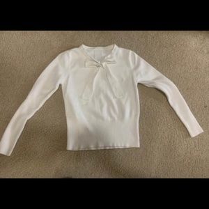Cute White Sweater S